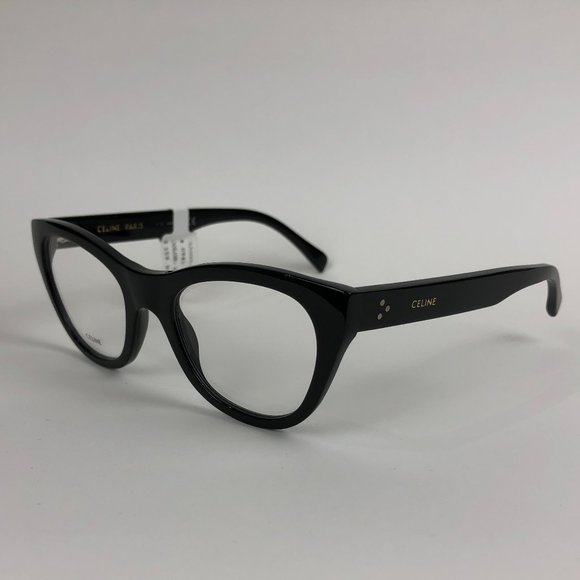 CELINE Black Cat Eye Women Eyeglasses CL5005IN 001. New. Demo Lens. - Picture 2 of 11